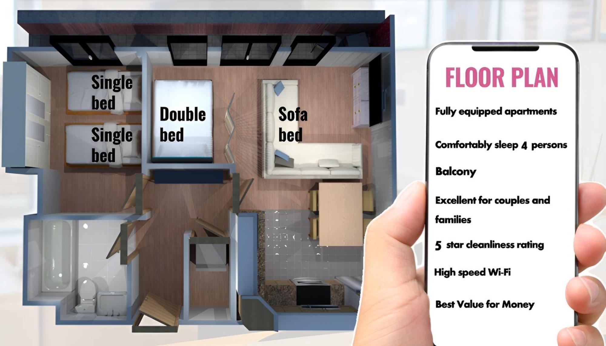 Sidemersey Livings- Convenient And Central 2-Bedroom Haven In L1 Liverpool Eksteriør bilde